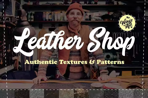 真皮纹理与图案素材 Real Leather Textures and Patterns