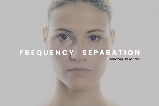 高端皮肤磨皮美颜PS动作  Frequency Separation PS Actions