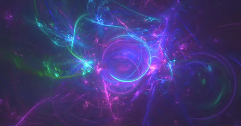 星空动感光粒子背景视频影片素材 Blissful Particles Background 02