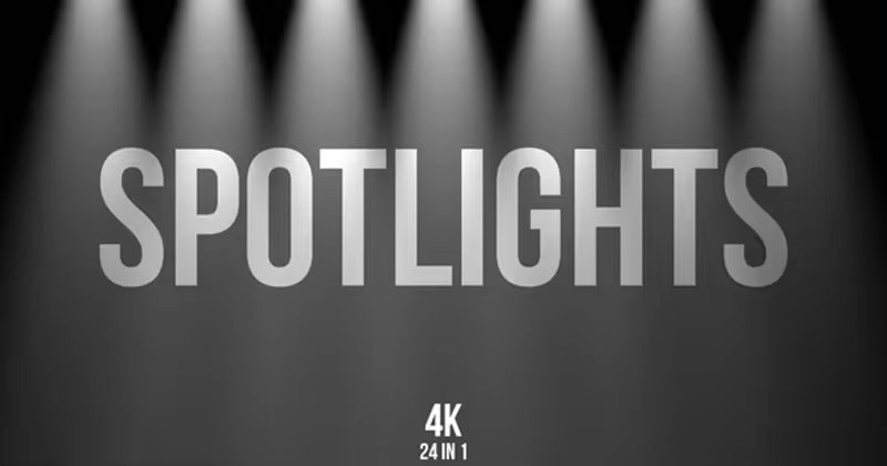 聚光灯高清背景视频 Volumetric Spotlights