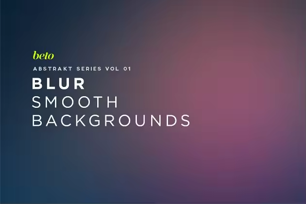 干净而多彩的抽象模糊背景v1 Blur – Smooth Backgrounds