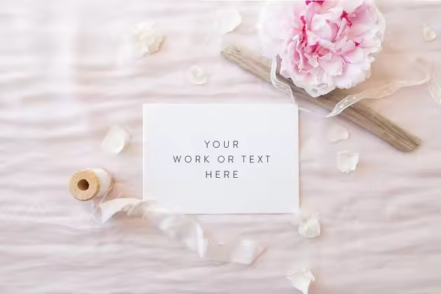 邀请函祝语贺卡样机模板 Stationery mock up – Psd + Jpeg