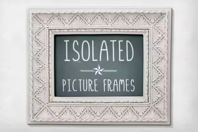 经典画框相框样机PSD模板 Isolated Picture Frames 2