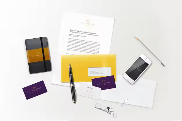 办公文具企业品牌形象设计模板 Lively Branding / Identity Mock-up