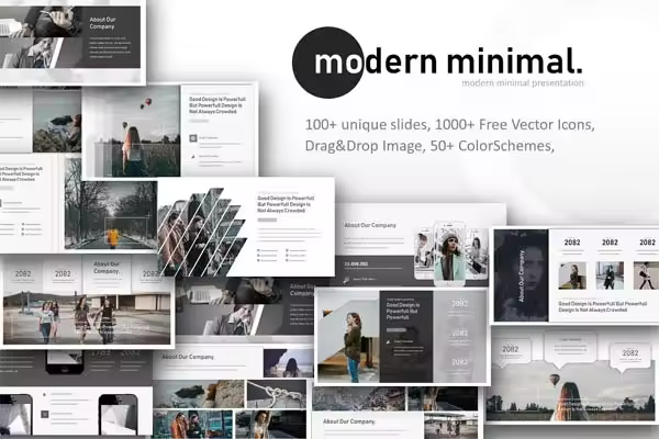 现代创意Powerpoint模版 Modern Powerpoint