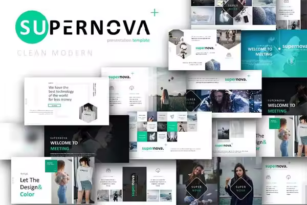 产品展示市场营销策划超新星Powerpoint模版 Supernova Powerpoint
