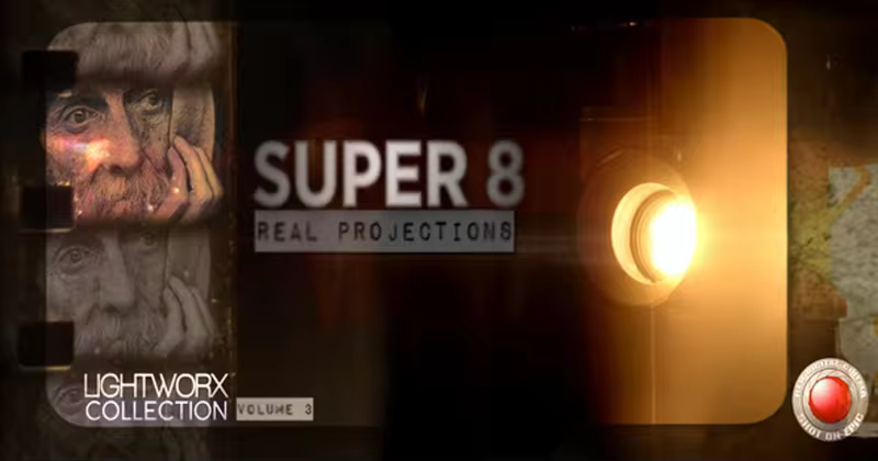 老式胶片电影特效AE模板 Super 8 Bundle