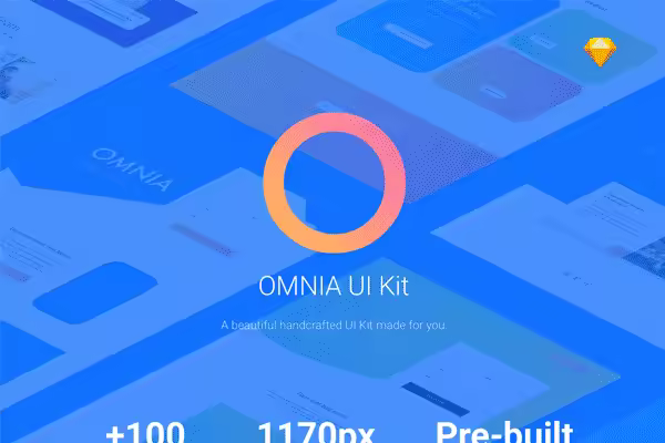 小咖下午茶：超现代时尚多彩设计风格的企业产品官网WEB UI KITS套装下载[Sketch]
