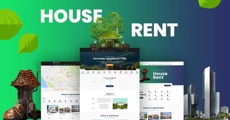 房屋租赁商业房地产WordPress主题 HouseRent