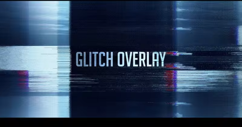 信号故障叠层背景高清视频合集 Glitch Overlay 3