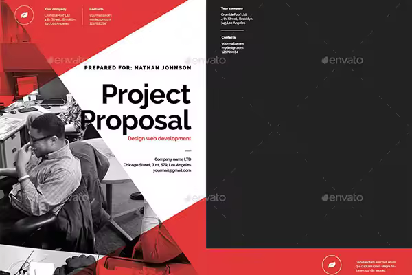 现代、专业、极简的杂志模板合辑下载 Proposal Bundle [indd]
