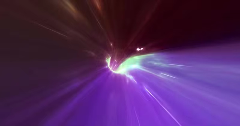 黑洞飞行4K高清视频素材 Flight In Black Hole Space 4K