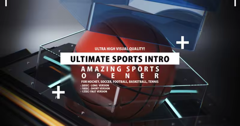 体育直播节目片头AE模板 Ultimate Sports Intro