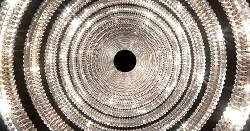玫瑰金闪光隧道高清视频素材 Rose Gold Glittering Tunnel