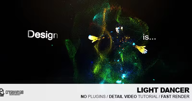 光线舞者动画特效AE模板 Light Dancer