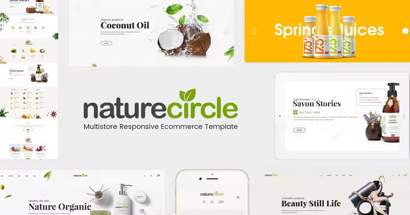 有机产品WooCommerce商城WordPress电商主题模板 NatureCircle – Organic WooCommerce WordPress Theme
