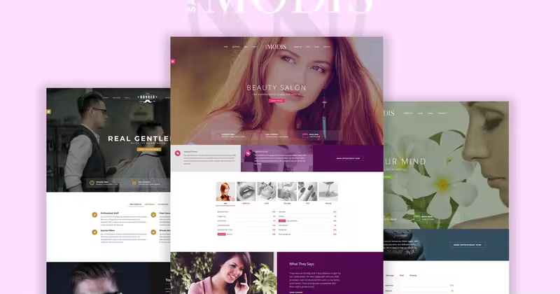 沙龙和理发美发服务网站WordPress主题模板 Modis – Salon & Barber WordPress Theme