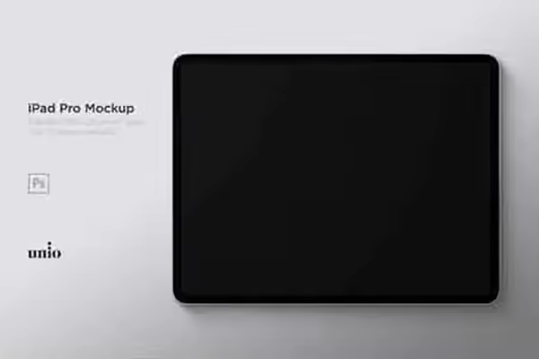 高品质的iPad Pro 12.9 英寸展示样机 IPad Pro 12,9 [psd]