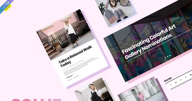 专业博客网站WordPress主题模板下载 Souje – Personal WordPress Blog Theme