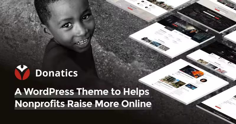 慈善筹款非营利组织网站WordPress主题模板 Donatics – Charity & Fundraising WordPress Theme
