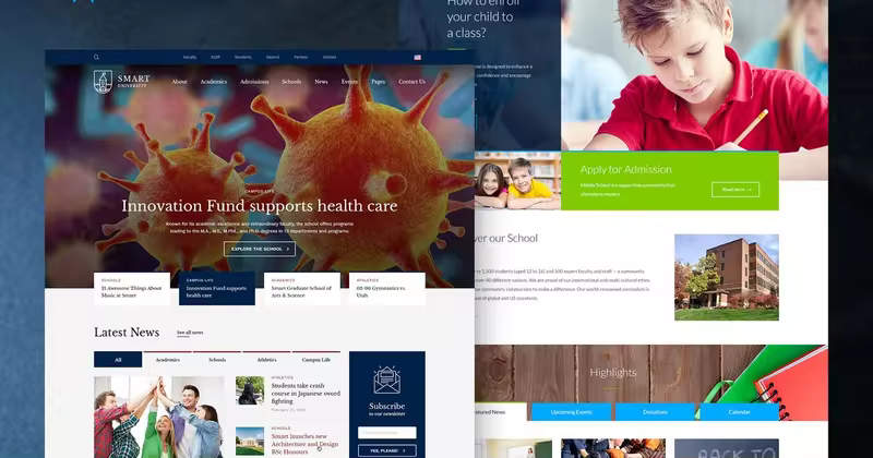 学校培训机构教育网站WordPress主题模板 Smarty – Education WordPress Theme