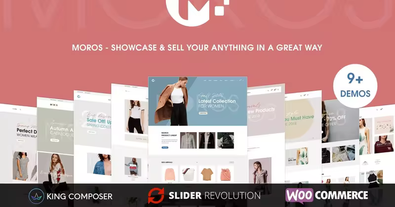 服装网上商城模板WordPress主题下载 Moros – eCommerce WordPress Theme