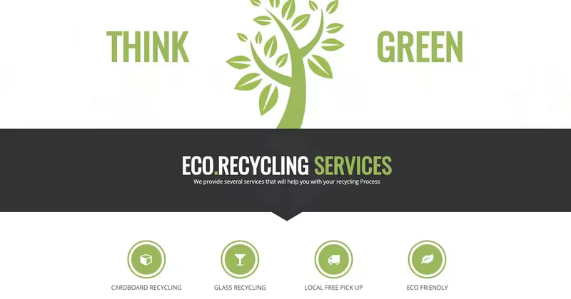 可回收资源绿色环保企业网站WordPress主题模板 Eco Recycling – Ecology & Nature WordPress Theme
