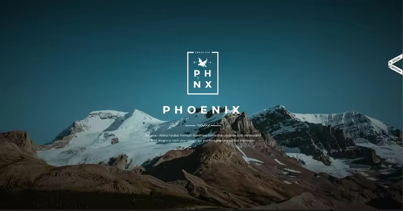 极简主题多用途作品展示网站WordPress主题模板 Phoenix – WordPress Minimal Multipurpose Portfolio