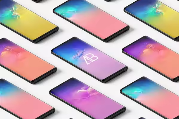 Samsung Galaxy S10 样机套装下载[PSD]