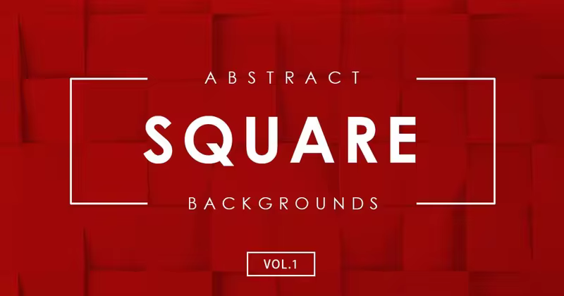 方形几何图形抽象背景素材v1 Square Abstract Backgrounds Vol.1