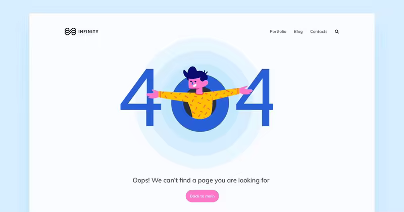创意404页面设计模板[AI&SKETCH] 404 Page Illustrations