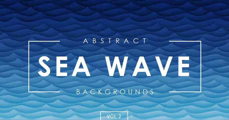 抽象海洋波浪波纹背景素材v2 Sea Wave Abstract Backgrounds Vol.2