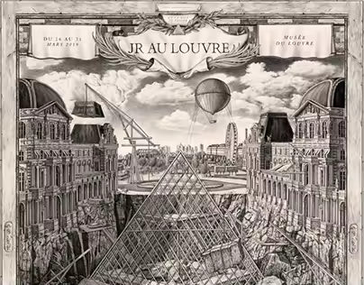 JR au Louvre