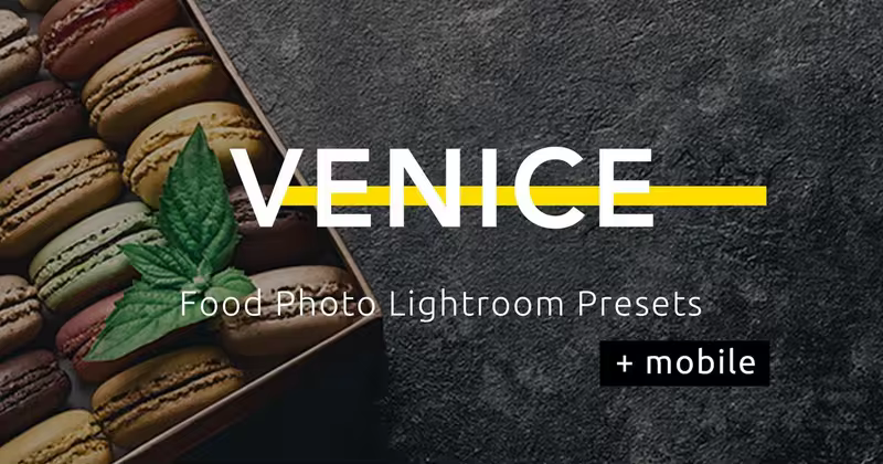 美食摄影照片后期调色LR预设 Venice – Food Photo Lightroom Presets