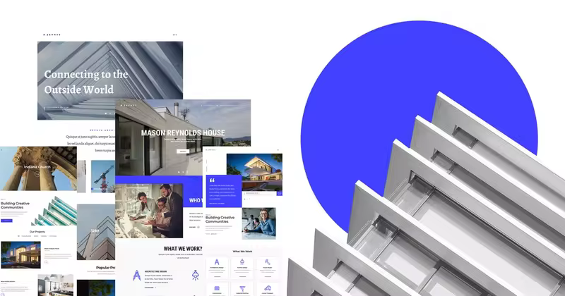 建筑主题网站设计SKETCH模板 ZEPHYS – Architecture Sketch Template