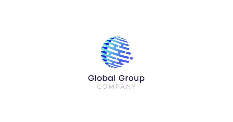 全球集团公司商业Logo设计模板 Global Group Company Business Logo Template