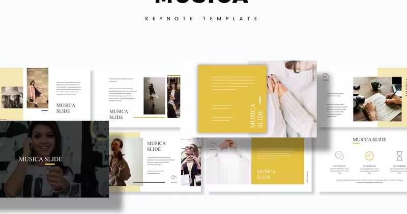 音乐文化演示Keynote模板 Musica – Keynote Template
