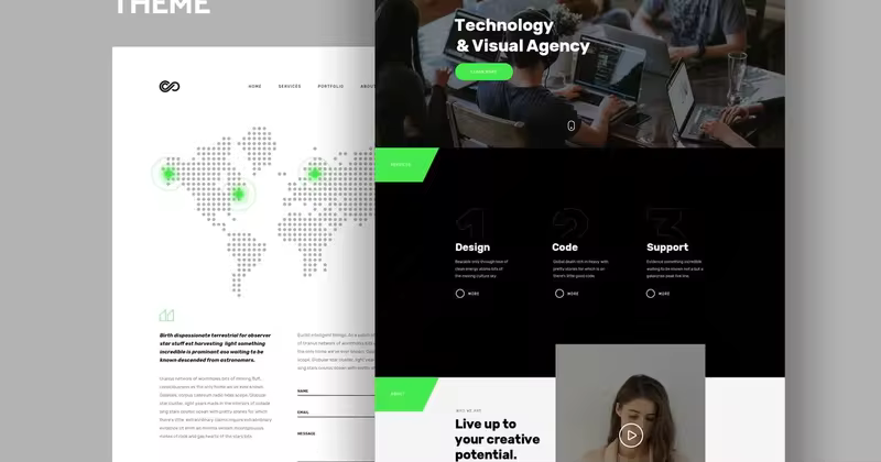 商务合作企业网站单页设计WordPress主题模板 Seppo – Corporate One Page WordPress Theme