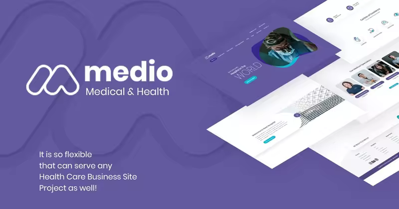医疗组织机构网站WordPress主题模板 Medio – Medical Organization WordPress Theme