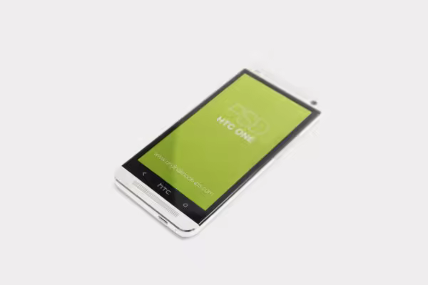 HTC One安卓手机屏幕演示样机模板 HTC One Mockup 01