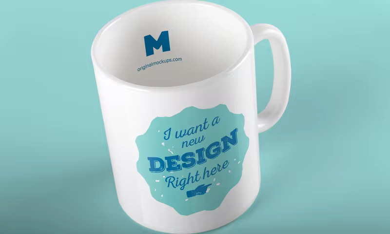 马克杯子定制图案设计效果图样机01 Mug Mockup 01