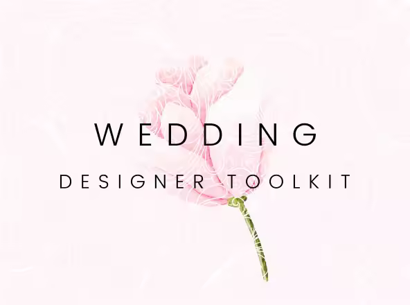花卉叶子手绘插画婚礼设计素材 The Ultimate Wedding Design Pack