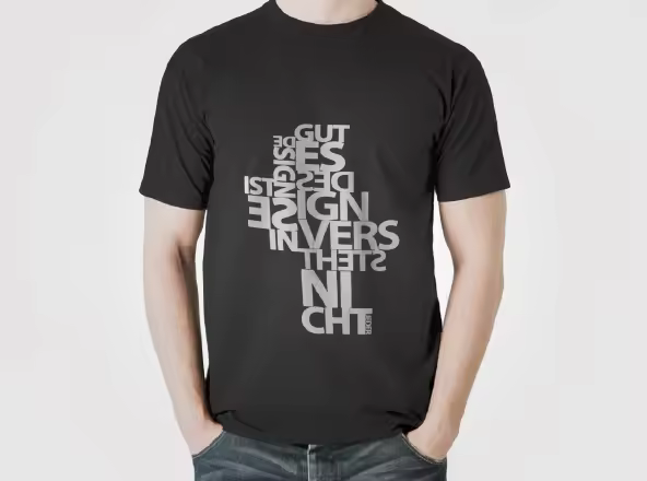 男士T恤印花图案设计PSD样机模板 Free T-Shirt Design Psd Mockup