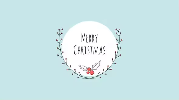 圣诞节&新年祝福语动画特效AE模板 Christmas & New Year Titles