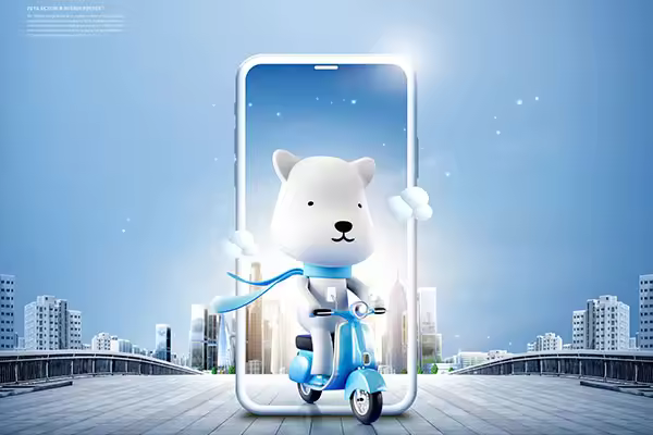 5G网络科技生活广告海报设计模板