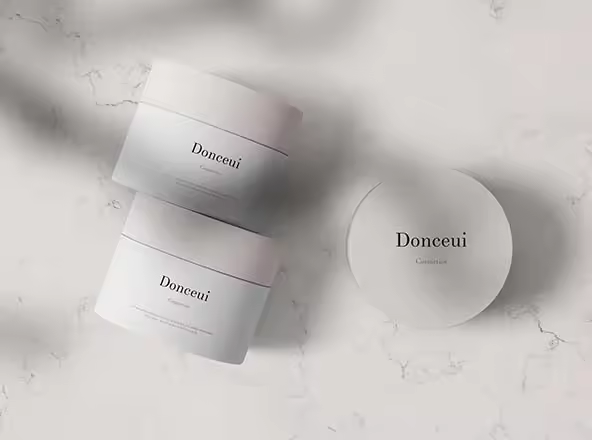 高端化妆品护肤品膏霜瓶设计展示图样机模板 Cosmetic Jars Mockup