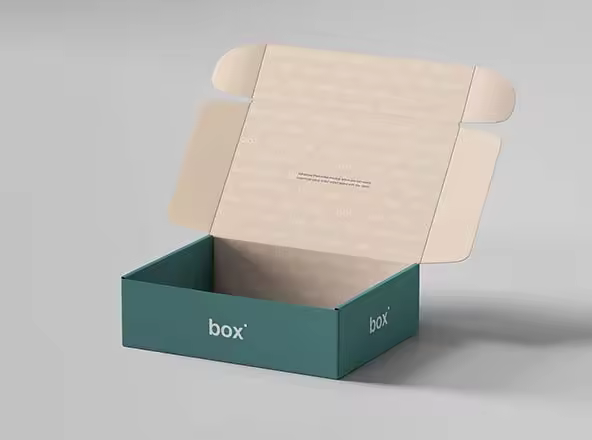 鞋盒包装设计展示样机模板素材 Pinch Lock Box Mockup