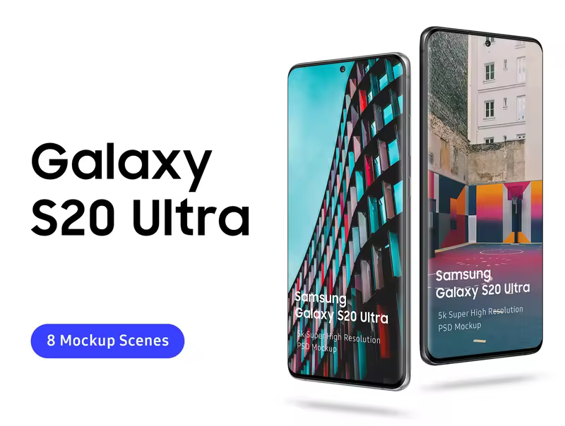 小咖下午茶：5k高分辨率的三星Galaxy S20 Ultra样机
