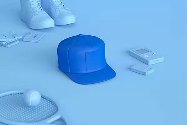 棒球帽元素电商产品广告图形psd素材