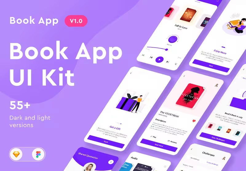 小咖下午茶：有声读物/图书应用iOS App UI工具包